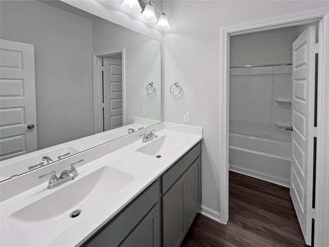 The Sparrow II- Secondary Bathroom. Home under construction. Sample floor plan photo used for illustrative purposes only. Upgrades, selections options, windows and colors may vary. | Image 20