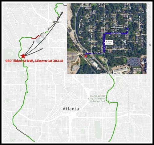 980 Tilden St Nw, Atlanta, GA, 30318-5220 | Card Image
