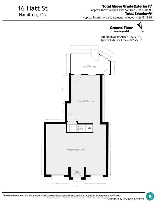 16 Hatt St, House attached with 3 bedrooms, 3 bathrooms and null parking in Dundas ON | Image 29