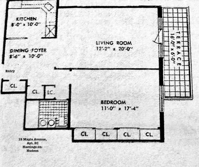 APT-2C - 19 Maple Ave, Home with 1 bedrooms, 1 bathrooms and 1 parking in Hastings On Hudson NY | Image 16