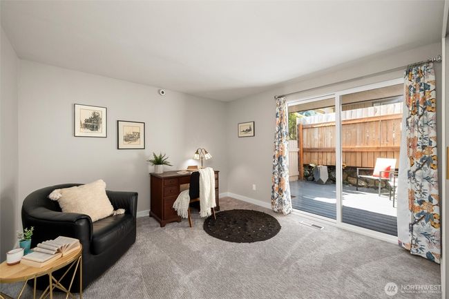 3rd bedroom/office. View out to entry deck. | Image 27