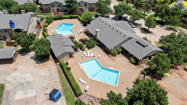 Drone / aerial view of suburban area with a pool | Image 22