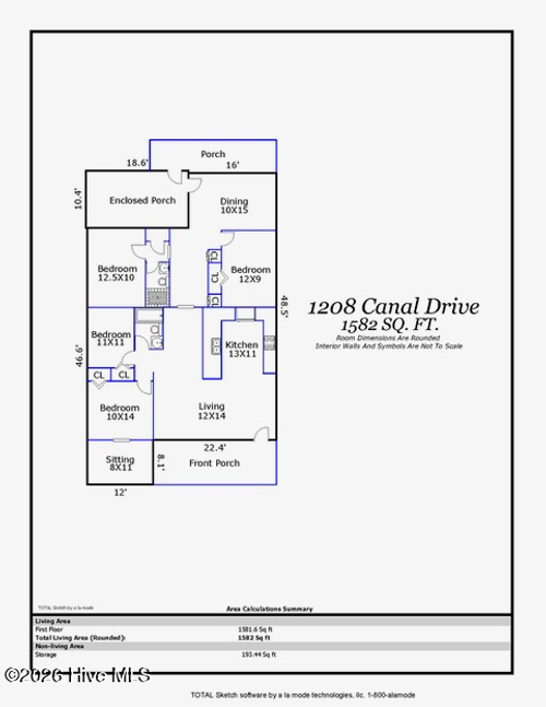 1208 Canal Dr, Carolina Beach, NC, 28428-6041 | Card Image