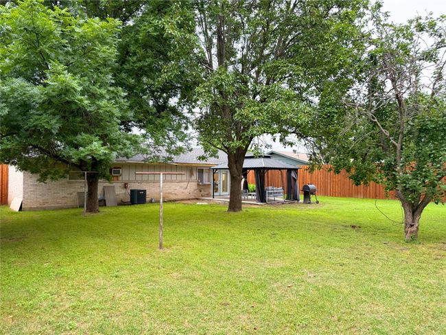 View of yard with a gazebo and central air condition unit | Image 19