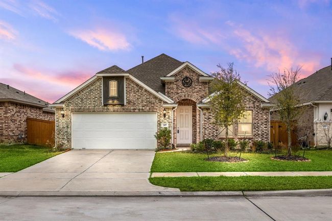 Welcome home to 149 Sunray Creek Dr. located on a quiet street in Sunterra and zoned to Katy ISD! This stunning home has lovely curb appeal, a well-manicured lawn, beautiful landscaping, stone/brick elevation, covered front porch, traditional style, beautiful outdoor lanterns and a double wide driveway! | Image 4