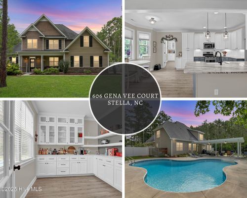606 Gena Vee Ct, Stella, NC, 28582-9695 | Card Image