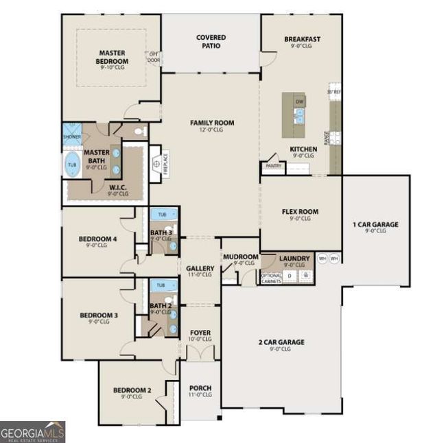 2231 Fox Creek Dr, House other with 4 bedrooms, 3 bathrooms and 2 parking in Haddock GA | Image 5