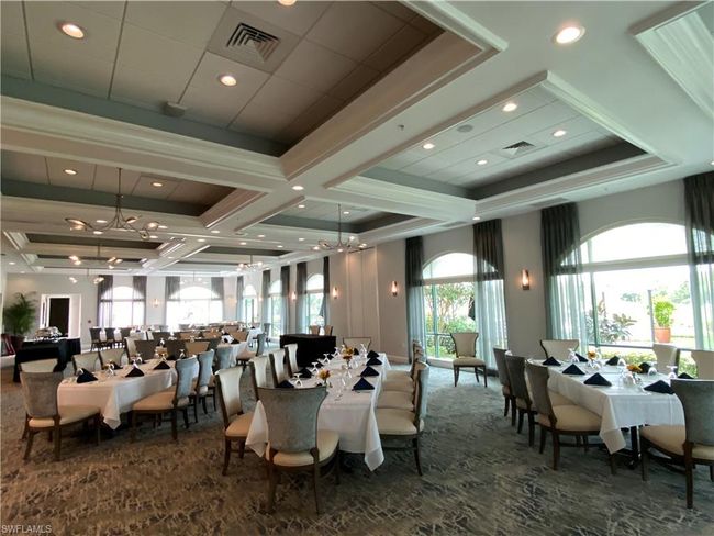 Dining room with coffered ceiling, a chandelier, recessed lighting, and beamed ceiling | Image 24