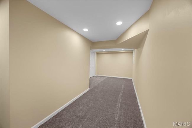 Hall featuring carpet flooring and recessed lighting | Image 25
