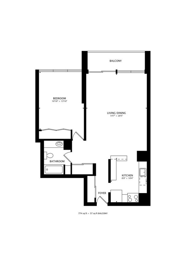 APT-1205 - 1636 N Wells St, Home with 1 bedrooms, 1 bathrooms and null parking in Chicago IL | Image 24