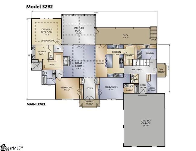 00 Birkdale Dr, House other with 4 bedrooms, 5 bathrooms and 2 parking in Mill Spring NC | Image 21