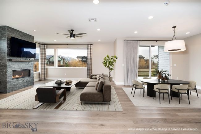 Great Room/Dining Room - Main Level - Virtually Design | Image 9