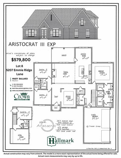 5207 Emmie Ridge Ln, House other with 4 bedrooms, 3 bathrooms and null parking in Lakeland TN | Image 1