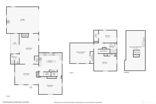 213 N Broadway St, House other with 3 bedrooms, 2 bathrooms and null parking in Blanchester OH | Image 68