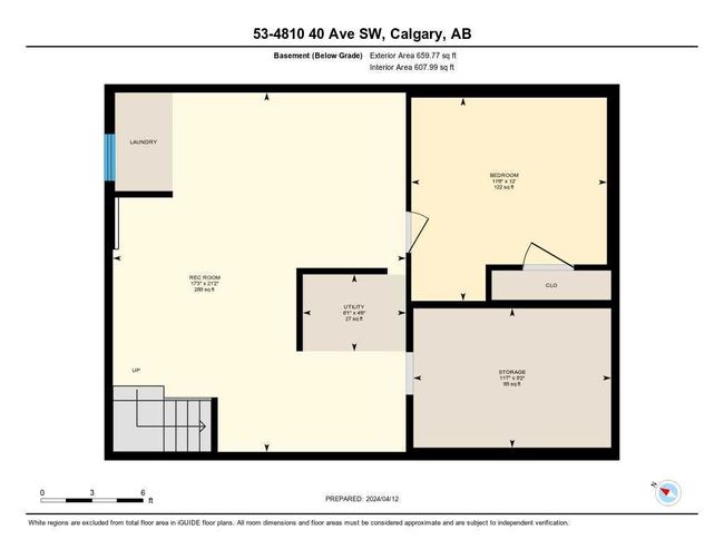 53 - 4810 40 Avenue Sw, Home with 4 bedrooms, 1 bathrooms and 1 parking in Calgary AB | Image 35