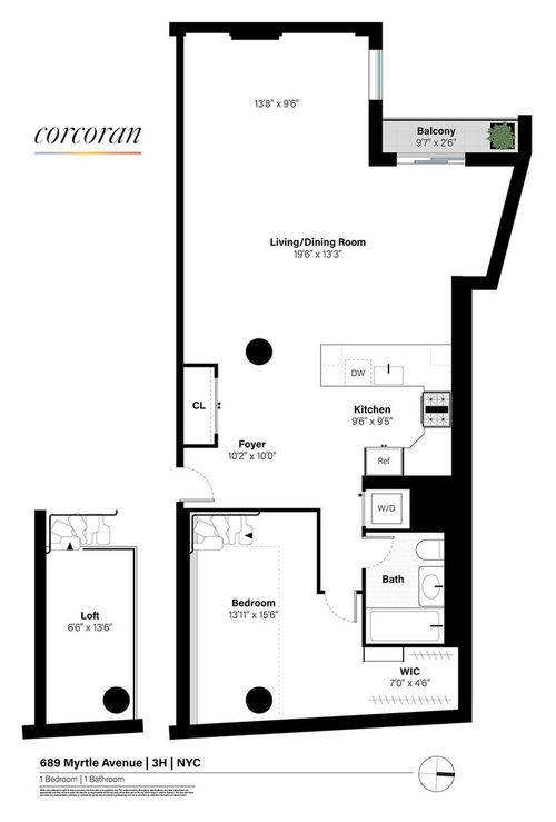 3h-689 Myrtle Ave, Brooklyn, NY, 11205-3988 | Card Image