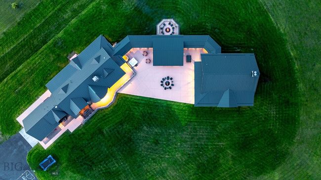 Aerial of Main House, Entertain Center & Patio | Image 18