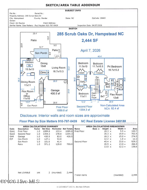 285 Scrub Oaks Dr, Hampstead, NC, 28443-3781 | Card Image