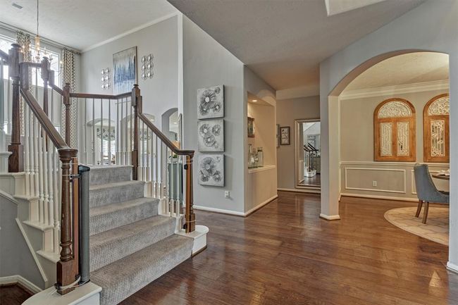 View from Home Office/Study looking towards Formal Dining, entry door to mud room/laundry. | Image 13
