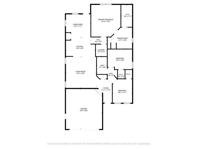 floor plan with room dimensions | Image 19