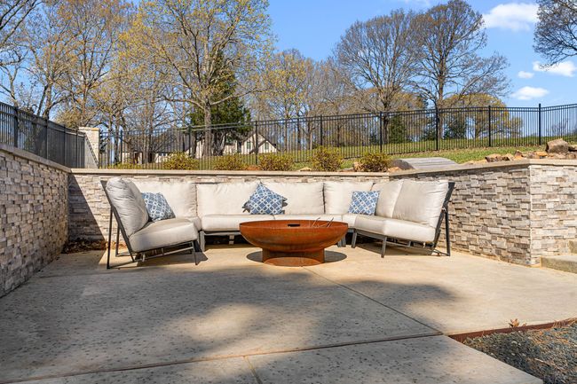 View of patio / terrace with an outdoor hangout area and fence | Image 36