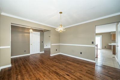 Beautiful, glowing wood flooring in the dining/flexroom. | Image 2