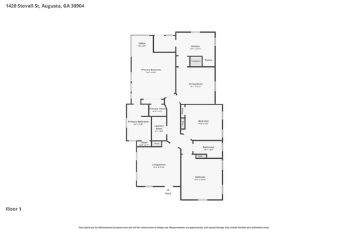 1420 Stovall St, Augusta, GA, 30904-4814 | Card Image