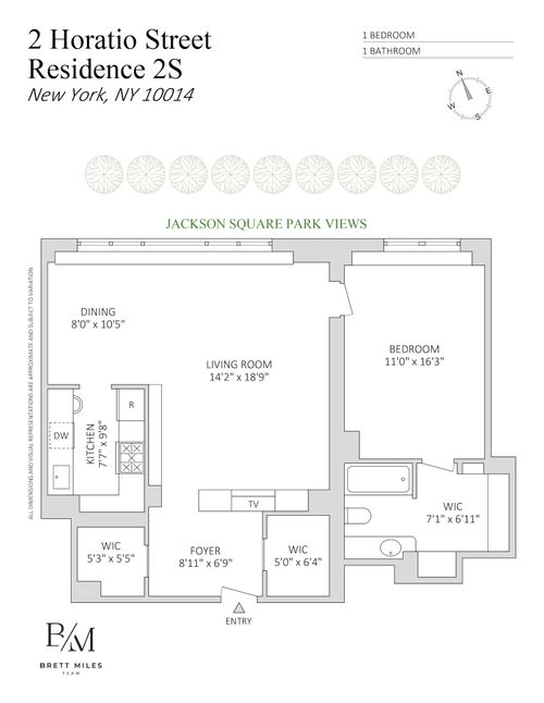 2s-2 Horatio St, New York, NY, 10014-1638 | Card Image