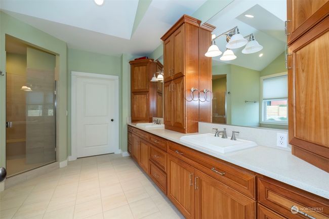 Primary Bathroom counter large walkin shower | Image 18