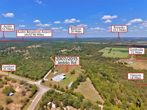 2007 and 2035 Jeddo Road, Rosanky, TX, 78953 | Card Image