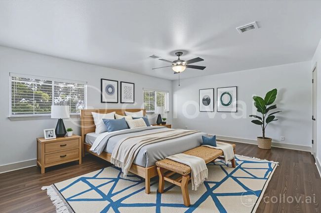 Virtually Staged Primary Bedroom | Image 17