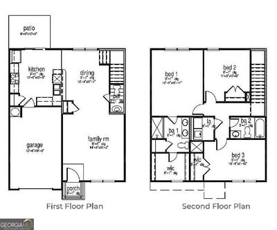 215 Cold Creek Pass, House other with 3 bedrooms, 2 bathrooms and null parking in Port Wentworth GA | Image 2