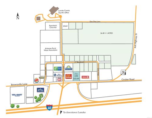 Lot 29 J F Blvd, Lonoke, AR, 72086 | Card Image