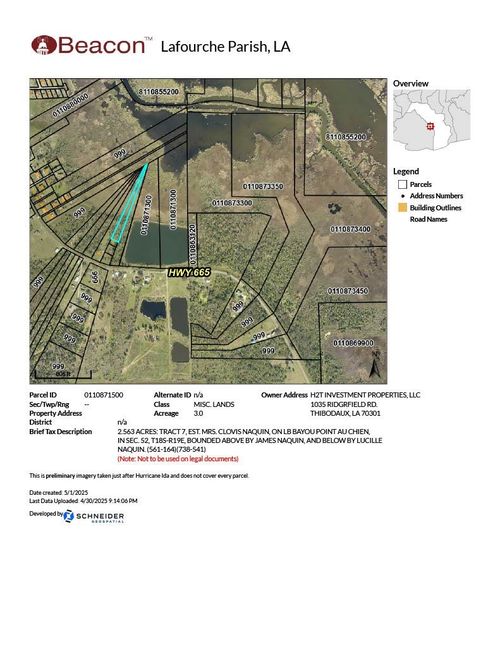 TBD Highway 665, Montegut, LA, 70377 | Card Image