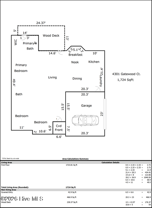4301 Gatewood Ct, Wilmington, NC, 28405-6438 | Card Image