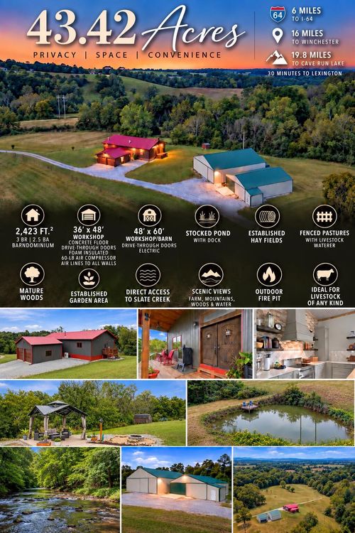 649 Joe Snedegar Rd, Mt Sterling, KY, 40353-9229 | Card Image
