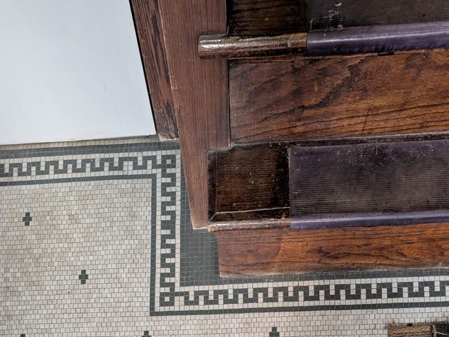 Vintage tile in entry. | Image 17