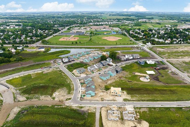 Aerial view of the Fields of Waconia neighborhood at the start of the community. | Image 42