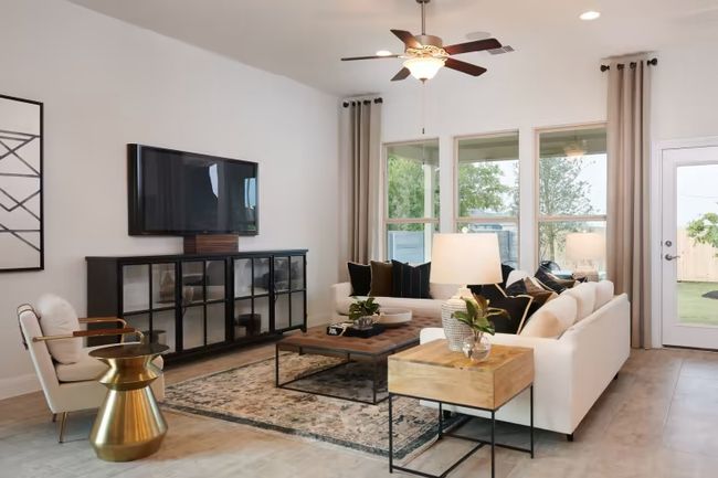 Photo of Pulte model home with same floor plan, not of actual home listed. | Image 7