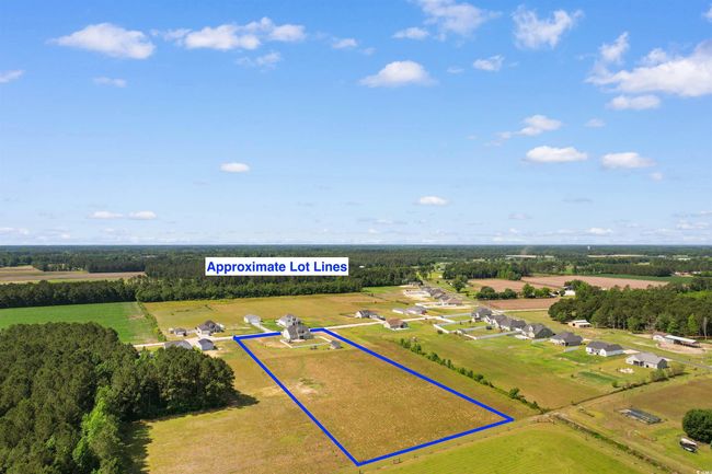 Overview of rural landscape with property parcel outlined | Image 37