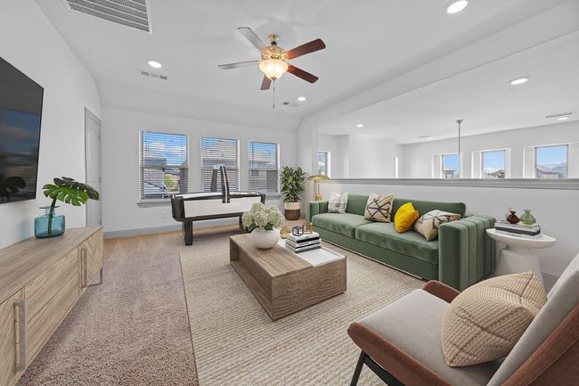 Living room with visible vents, recessed lighting, and a healthy amount of sunlight | Image 16