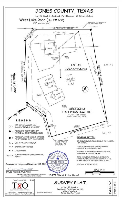 10971 W Lake Rd, Abilene, TX, 79601-8239 | Card Image