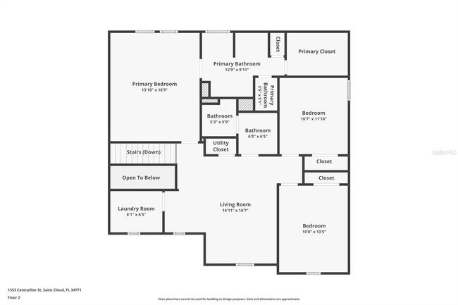 1553 Caterpillar St, House other with 3 bedrooms, 3 bathrooms and null parking in SAINT CLOUD FL | Image 37