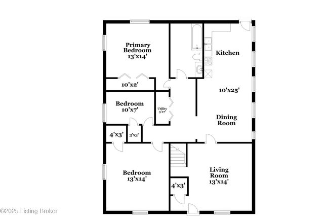 1088 Bicknell Ave, House other with 3 bedrooms, 1 bathrooms and null parking in Louisville KY | Image 4