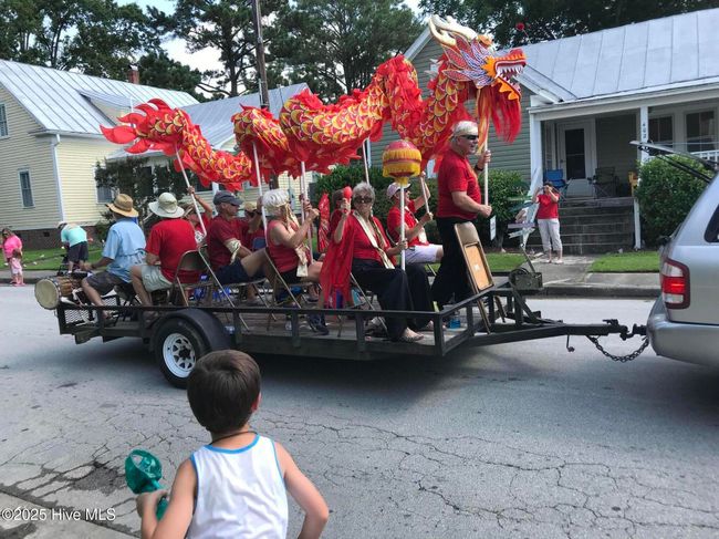 Oriental's mascot in Croaker Festival Parade | Image 8