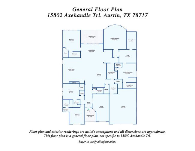 15802 Axehandle Trl, House other with 4 bedrooms, 4 bathrooms and 4 parking in Austin TX | Image 6