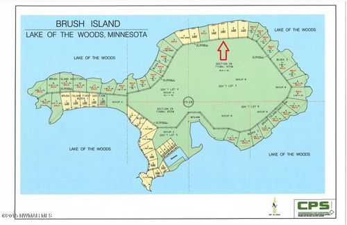 Block 2 Tract 7 Brush Island, Angle Inlet, MN, 56711 | Card Image