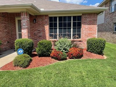 Flowerbed by main entrance. | Image 3