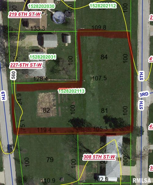 Lot 81, 82, 84 W 5th Street, Andalusia, IL, 61232 | Card Image