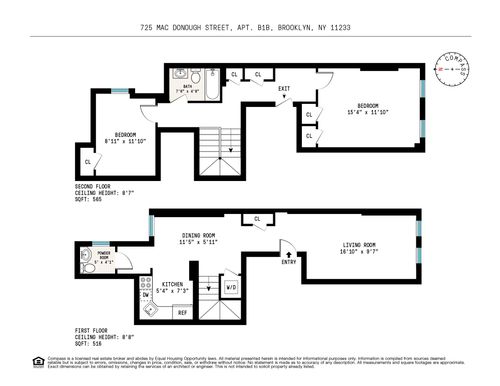 b1b-725 Macdonough St, Brooklyn, NY, 11233-1695 | Card Image